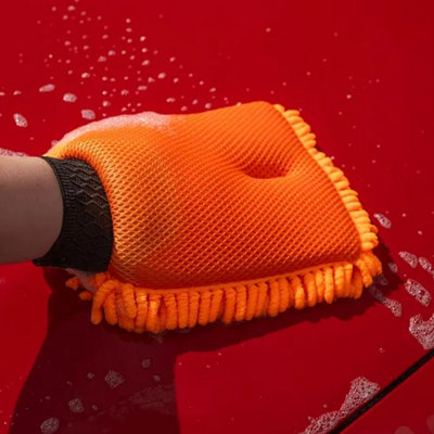 Larger Sized Noodle Wash Mitt for Car Exterior