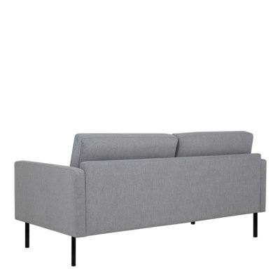 Larvik 2.5 Seater Sofa - Grey - Black Legs