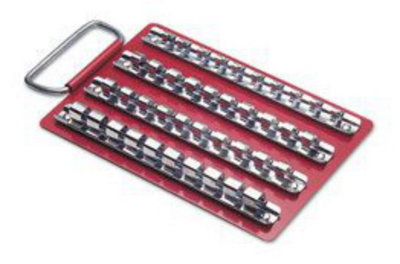 LASER 2789 Socket Rail Tray Steel Storage Rack Holds 40 Sockets in Tray