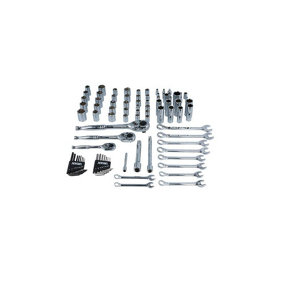 Laser 3500 89pc AF & Metric Socket & Wrench Set Mixed Drive