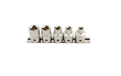 Laser 5683 5pc Triangular Socket Rail Set 1/2" Drive M5-M12