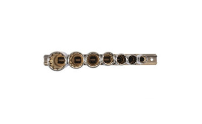 Laser 6194 7pc Whitworth Deep Socket Set 12pt 3/8