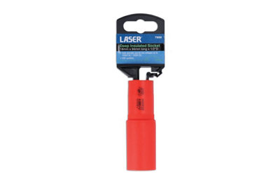Laser 7956 Deep 1000v VDE Insulated Socket 1/2" Drive 18mm