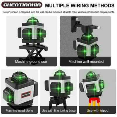 Laser Level Self Leveling Rechargeable Lazer Level for Construction Measure