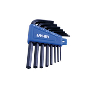 Laser Tools 0267 8pc Hex Key Set Imperial 1/16" - 1/4"
