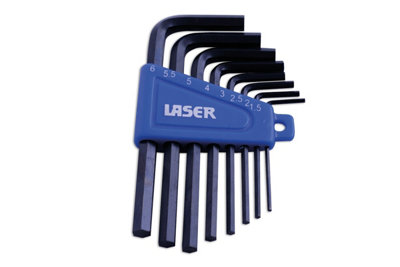 Laser Tools 0268 8pc Hex Key Set Metric 1.5 - 6mm