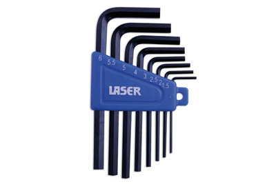 Laser Tools 0268 8pc Hex Key Set Metric 1.5 - 6mm