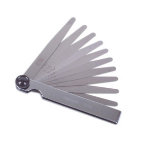 Laser Tools 0869 Feeler Gauge - Metric - 10 Blades