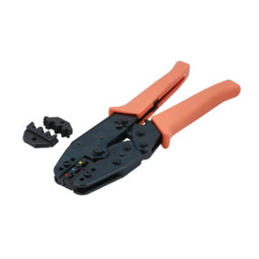 Laser Tools 2380 Ratcheting Crimping Pliers 0.5-5mm² w/Interchangeable Jaws
