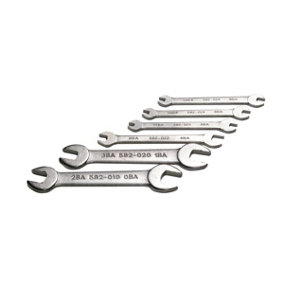 Laser Tools 2680 6pc BA Double Open-Ended Spanner Set
