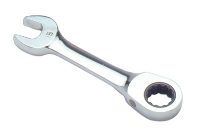 Laser Tools 2992 Stubby Ratchet Combination Spanner 9mm