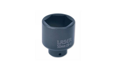 Laser Tools 3380 Specialist Impact Socket 50mm 1/2"D 6 Point for Renault Gearboxes