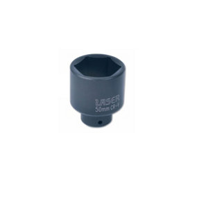 Laser Tools 3380 Specialist Impact Socket 50mm 1/2"D 6 Point for Renault Gearboxes