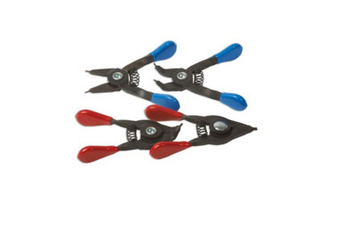 Laser Tools 3395 4pc Mini Circlip Plier Set 75mm