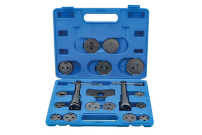 Laser Tools 3835 18pc Brake Caliper Rewind Tool Kit 2 Pin Drive