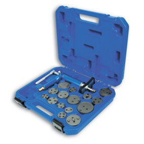 Laser Tools 3991 16pc Pneumatic Brake Caliper Rewind Tool Kit