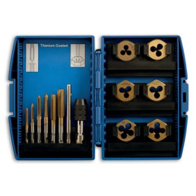 Laser Tools 4026 13pc Tap & Die Set Metric M3 - M10