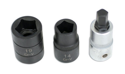 Laser Tools 4512 3pc Pentagon Socket & Bit Set for Bendix & Girling ...