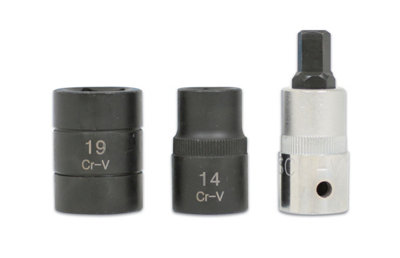 Laser Tools 4512 3pc Pentagon Socket & Bit Set for Bendix & Girling ...