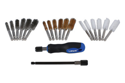 Laser Tools 4710 20pc Wire Brush Set