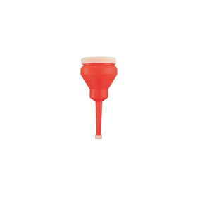 Laser Tools 5426 80mm Funnel Red Fixed Spout with End Cap and Lid