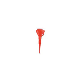 Laser Tools 5430 100mm Flexible Funnel Red with End Cap and Lid