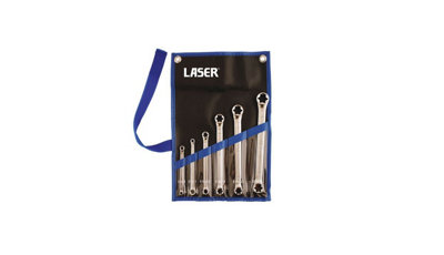 Laser Tools 5452 6pc Star/Torx Ring Spanner Set E6 - E24