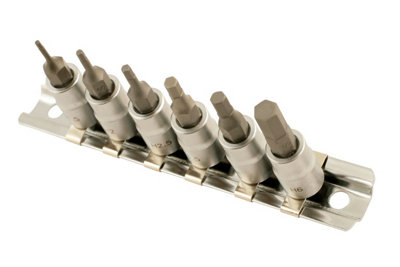 Laser Tools 5682 6pc Hex Socket Bit Set 1/4" Drive
