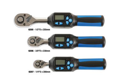 Laser Tools 6205 Digital Torque Ratchet 1/2