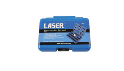 Laser Tools 6232 22pc Wheel Nut Key Set for Audi