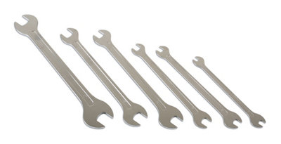 Laser Tools 6788 6pc Double Open-Ended Spanner Set Ultra Thin 6-17mm