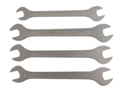 Laser Tools 6789 4pc Double Open-Ended Spanner Set Ultra Thin 18-24mm