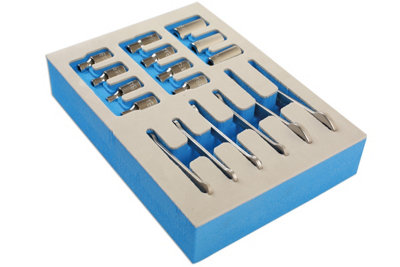 Laser Tools 7132 17pc BA Spanner & Socket Set 0BA - 10BA 1/4