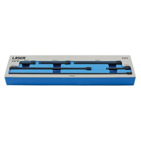 Laser Tools 7371 6pc 1/4" Drive Impact Extension Bar Set - 50/75/100/150/250/375mm