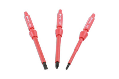 Laser Tools 7435 14pc VDE 1000V Insulated Mix Profile Interchangeable Screwdriver Set + Tester