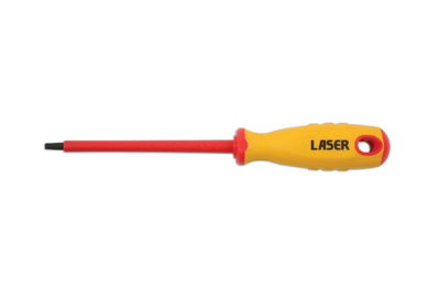 Laser Tools 7451 VDE 1000V Insulated Star/Torx Screwdriver T20 x 100mm