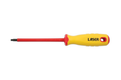 Laser Tools 7452 VDE 1000V Insulated Star/Torx Screwdriver T25 x 125mm