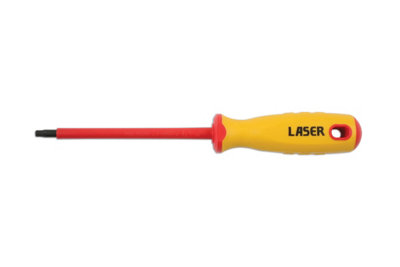 Laser Tools 7453 VDE 1000V Insulated Star/Torx Screwdriver T27 x 125mm