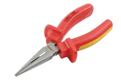 Laser Tools 7468 VDE 1000v Insulated Long Nose Pliers 150mm