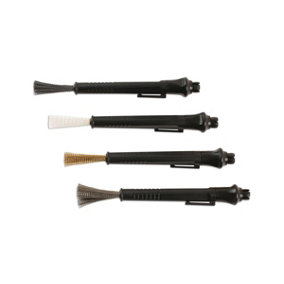 Laser Tools 7744 4pc Pen Type Detailing Wire Brush Set