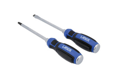 Laser Tools 7938 2pc Pound Thru Screwdriver Set PH & Flat