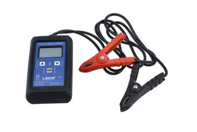 Laser Tools 8206 Vehicle Battery Tester 12V | DIY at B&Q