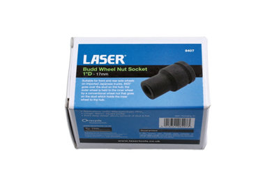 Laser Tools 8407 Budd Wheel Nut Socket 1" Drive 17mm