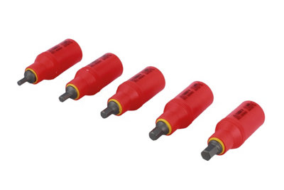 Laser Tools 8526 5pc Insulated Hex Bit Socket Set 3/8