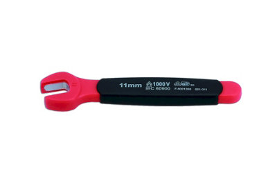 Laser Tools 8548 VDE 1000V Insulated Single Open Ended Spanner 11mm