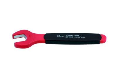 Laser Tools 8554 VDE 1000V Insulated Single Open Ended Spanner 22mm