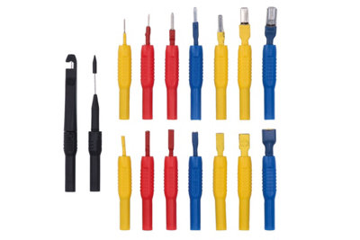 Laser Tools 8603 16pc Assorted Test Lead Adaptor Set