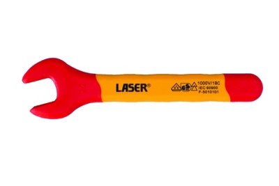 Laser Tools 8724 VDE 1000V Insulated Open Ended Spanner 14mm