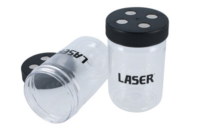 Laser Tools 8854 2pc Magnetic Plastic Storage Tubs