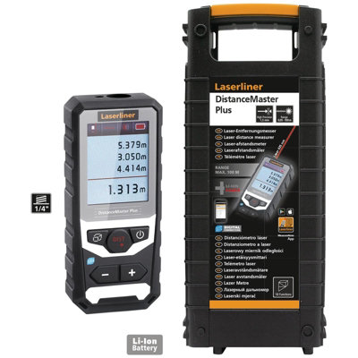 Laserliner Distance Master Plus Laser Rangefinder, 100m